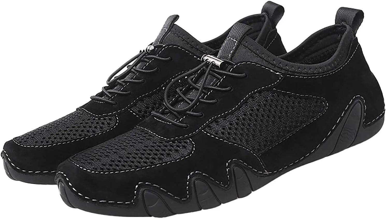 Men's Casual Sneakers Lightweight Comfortable Walking Shoes Adjustable Laces Versatile for Daily Wear Travel