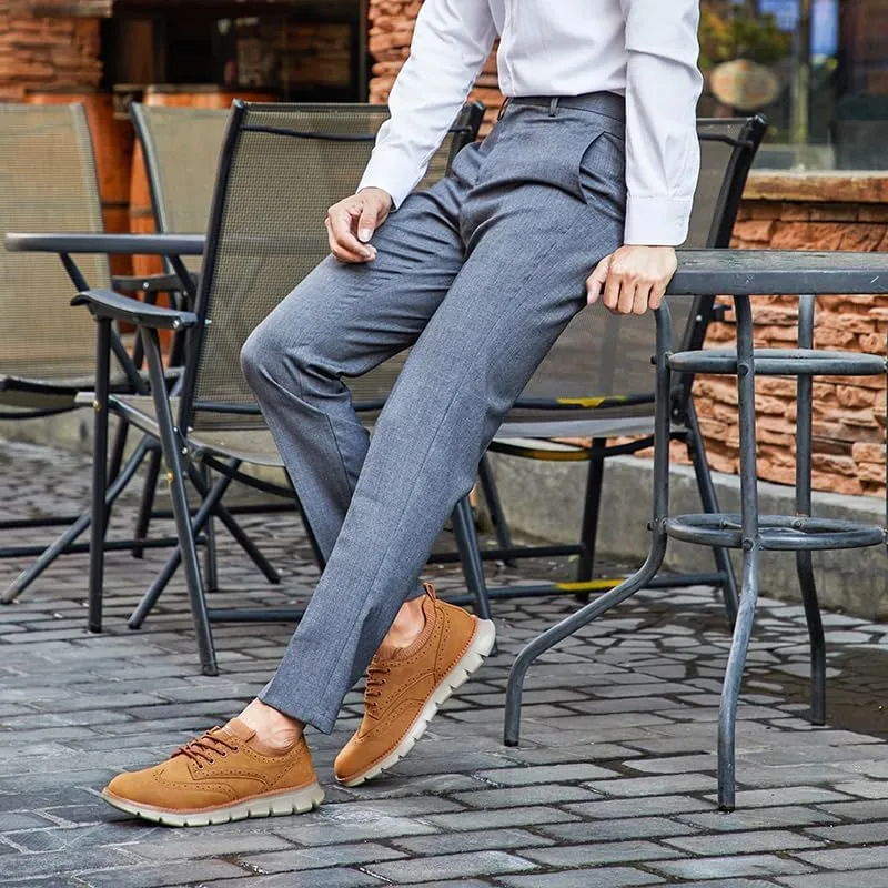 Mens Dress Shoes Business Sneakers Casual Shoes Brogue Oxford Shoes for Men