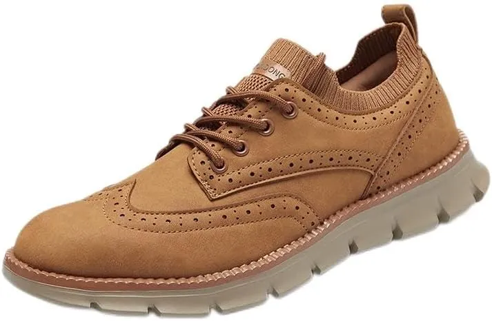 Mens Dress Shoes Business Sneakers Casual Shoes Brogue Oxford Shoes for Men