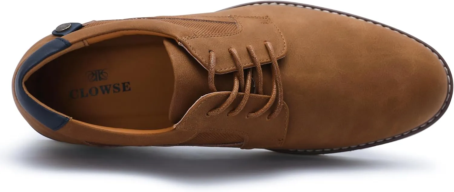 Men's Dress Shoes Casual Business Formal Oxfords Classic Lace Up Work Dress Shoes