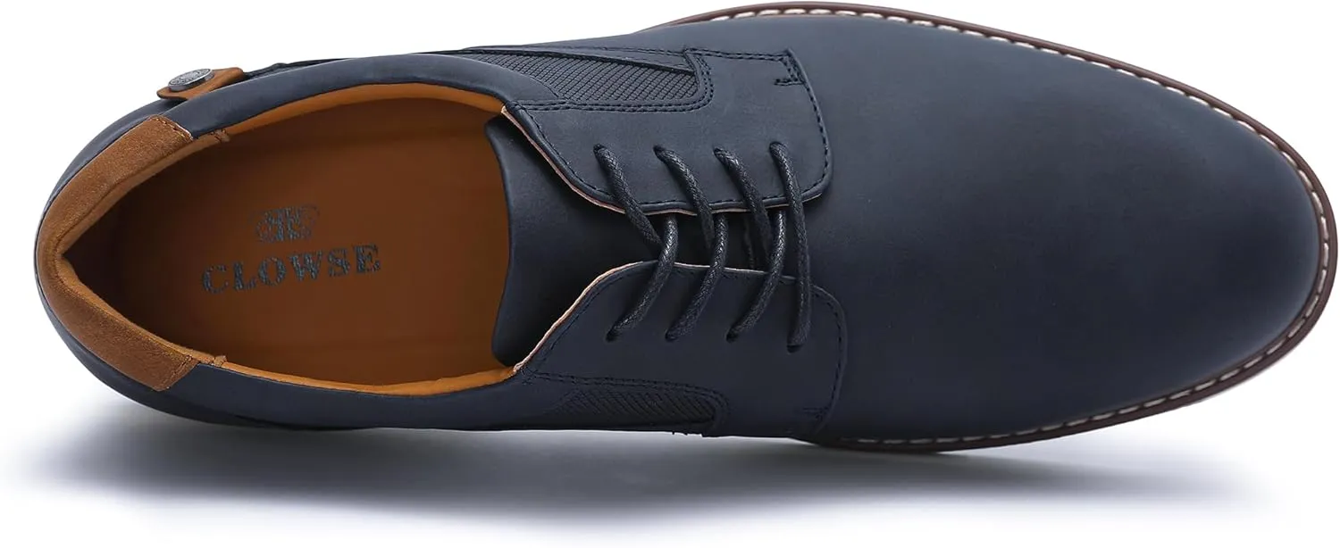 Men's Dress Shoes Casual Business Formal Oxfords Classic Lace Up Work Dress Shoes