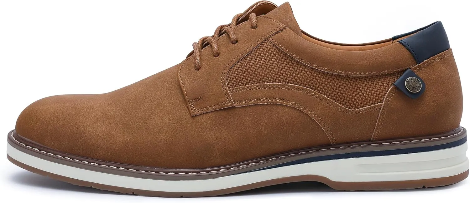 Men's Dress Shoes Casual Business Formal Oxfords Classic Lace Up Work Dress Shoes