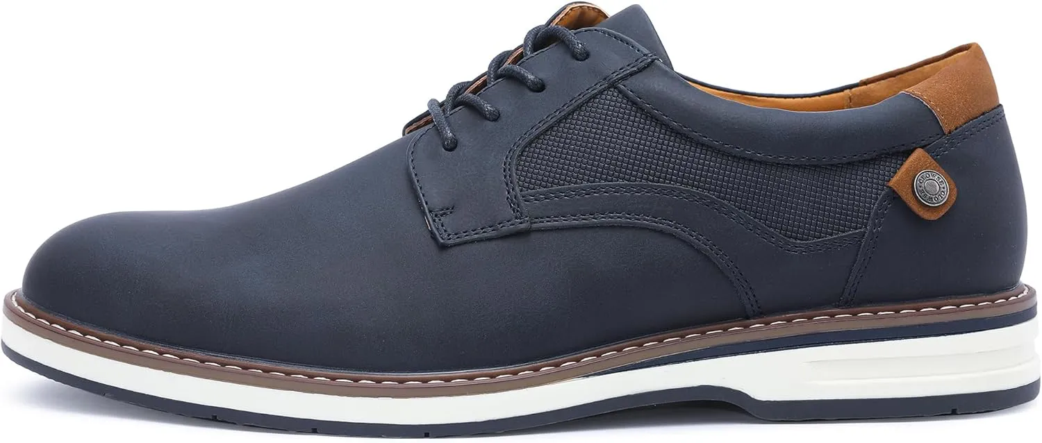 Men's Dress Shoes Casual Business Formal Oxfords Classic Lace Up Work Dress Shoes