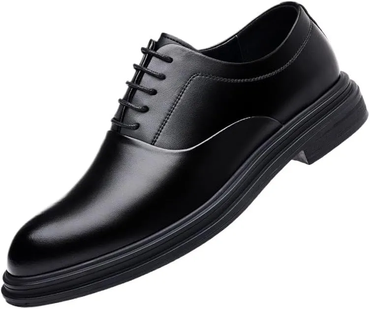 Mens Dress Sneakers Wedding Polishing Lace-up Oxfords Modern Orthopedic Leather Shoes