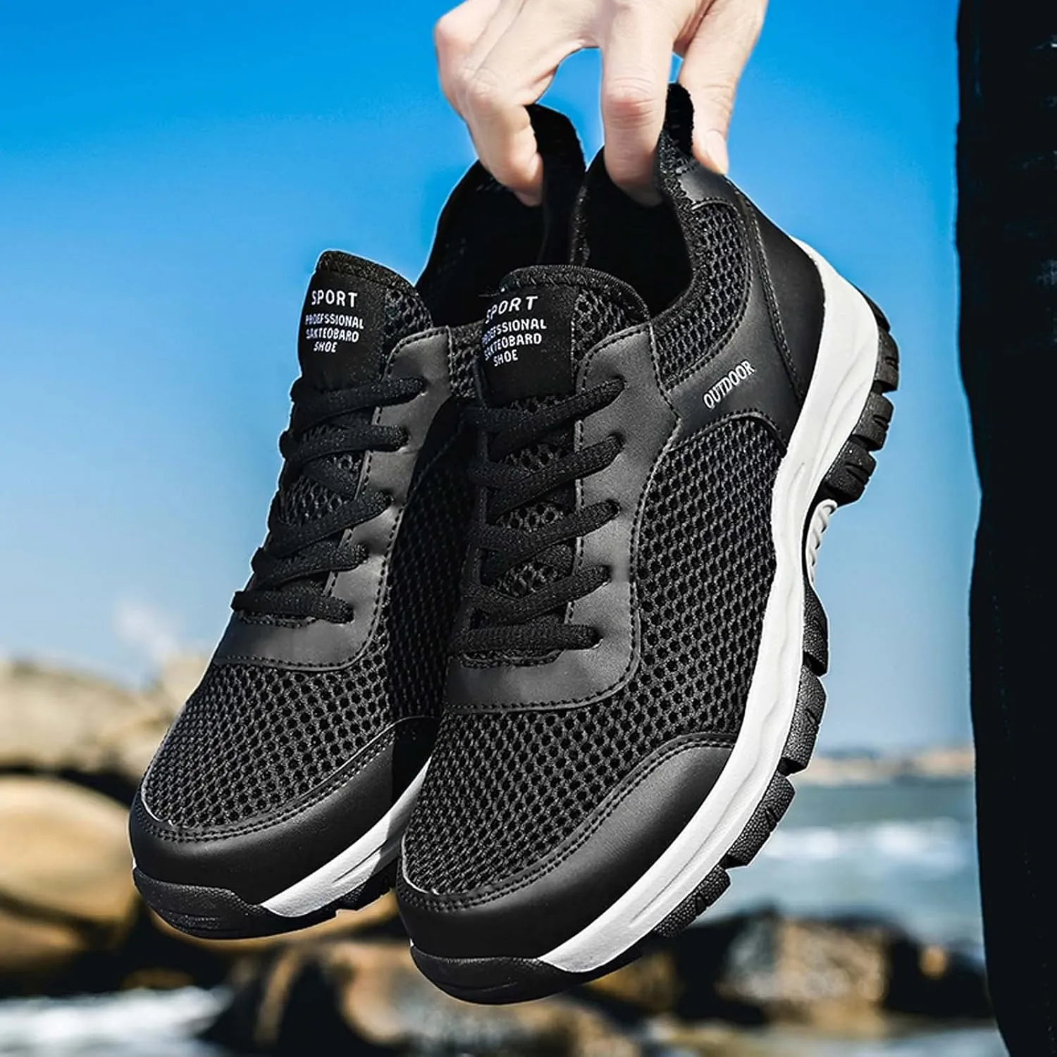 Men's Fashion Sneakers Shoes Shoes Casual Sports Trend Men's Running Outdoor Hiking Fashion