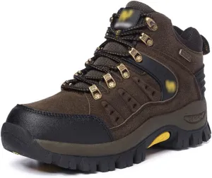 Men's Hiking Shoes, Hiking Shoes, Couple Style, High Top, Mountain Climbing, Breathable, Wear-Resistant, Outdoor Climbing (Color : Dark Green, Size : 6.5)