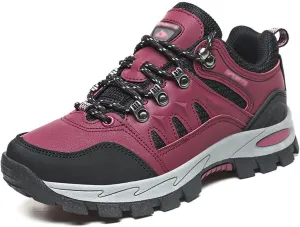 Men's Hiking Shoes, Ladies Hiking Shoes, Couple Shoes of The Same Style for Men and Women, Low Top, Outdoor, Size 36-48 (Color : Red, Size : 11)
