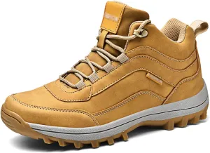 Men's Hiking Shoes, Large Size Men's Shoes, Outdoor, Hiking, Hiking, Cycling, Camping, Fishing (Color : Light Brown 2, Size : 10)