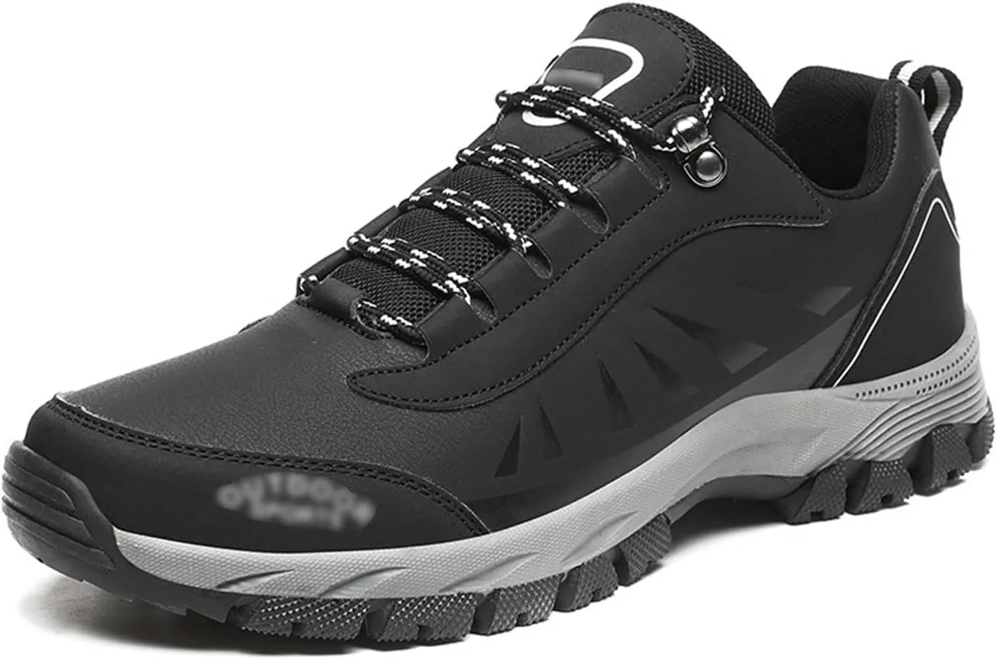 Men's Hiking Shoes, Men's Shoes, Low-Top, Leisure, Hiking, Sports, Travel, Wilderness (Color : Black, Size : 7)