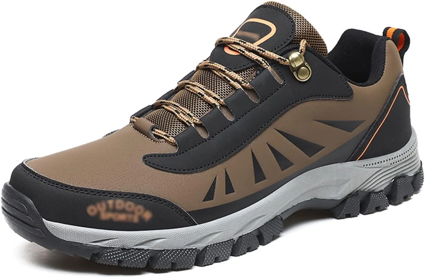 Men's Hiking Shoes, Men's Shoes, Low-Top, Leisure, Hiking, Sports, Travel, Wilderness (Color : Brown, Size : 8)