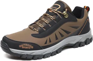 Men's Hiking Shoes, Men's Shoes, Low-Top, Leisure, Hiking, Sports, Travel, Wilderness (Color : Brown, Size : 8)