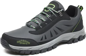 Men's Hiking Shoes, Men's Shoes, Low-Top, Leisure, Hiking, Sports, Travel, Wilderness (Color : Gris, Size : 7)