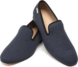 Men's Orange Loafers, Casual Slip-On Shoes, Mesh Upper & Insole, Round Toe, Moderate Cushioning, Spring/Summer