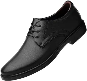 Men's Orthopedic Dress Shoes Mens Comfortable Formal Business Non-Slip Lace Up Leather Oxfords