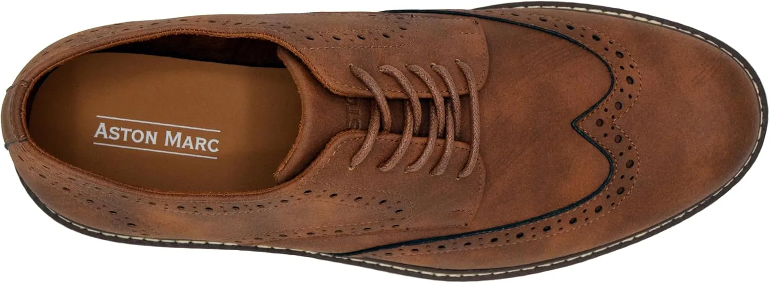 Mens Oxford Shoes, Genuine Leather Lace Up Formal Shoe, Comfortable, Stylish, Available in Sizes 8-14