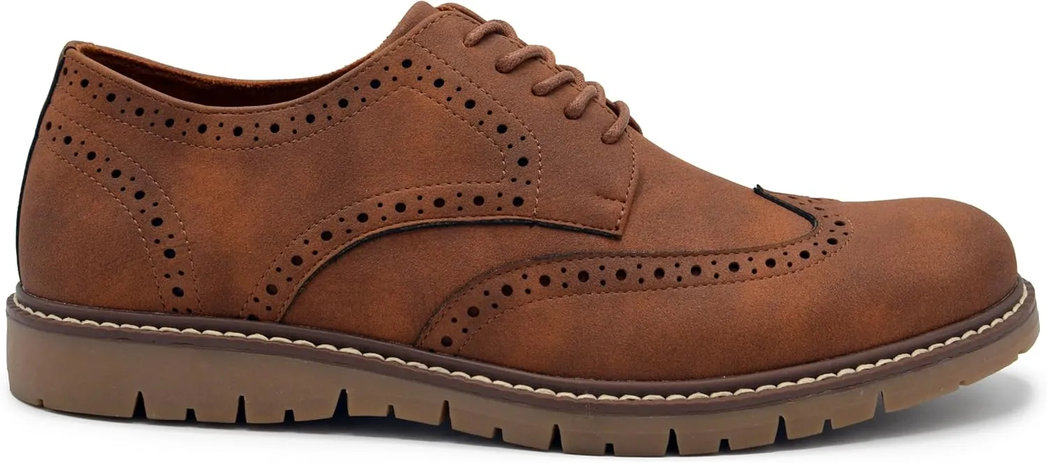Mens Oxford Shoes, Genuine Leather Lace Up Formal Shoe, Comfortable, Stylish, Available in Sizes 8-14