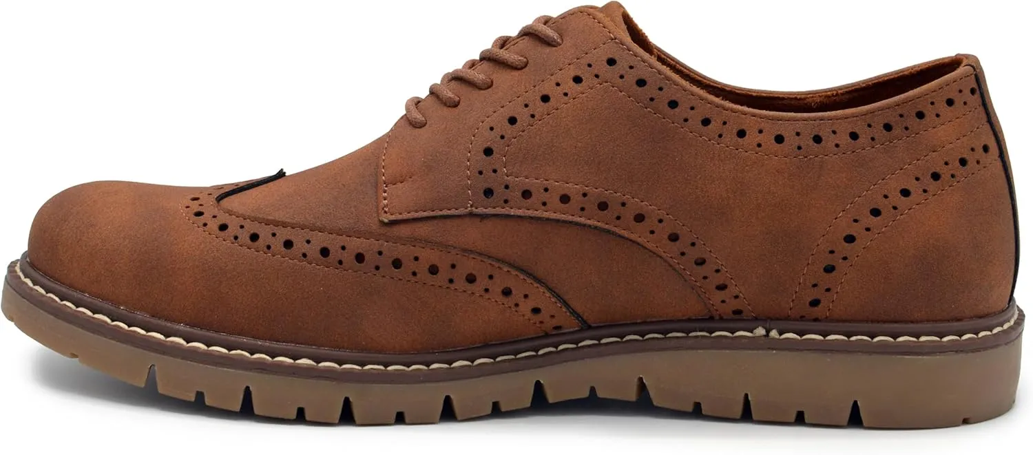 Mens Oxford Shoes, Genuine Leather Lace Up Formal Shoe, Comfortable, Stylish, Available in Sizes 8-14