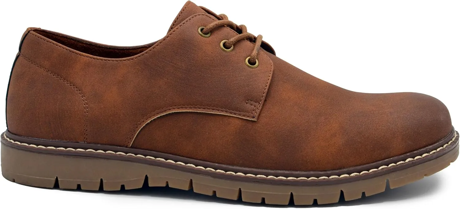 Mens Oxford Shoes, Genuine Leather Lace Up Formal Shoe, Comfortable, Stylish, Available in Sizes 8-14
