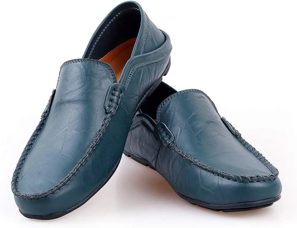Men's Penny Loafers Moccasin Driving Shoes Slip On Flats Boat Shoes