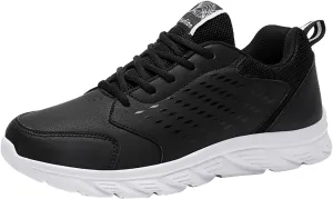 Mens Shoes Casual Leather Lace Up Solid Color Casual Fashion Simple Shoes Running Shoes Men's Suede Classic Sneaker