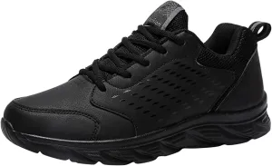 Mens Shoes Casual Leather Lace Up Solid Color Casual Fashion Simple Shoes Running Shoes Men's Suede Classic Sneaker