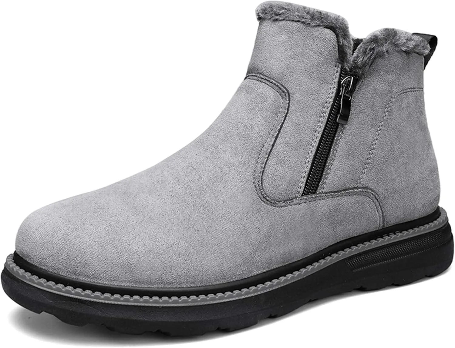 Men's Snow Boots - Winter Hiking Boots - Outdoor Non-Slip Casual Walking Sneakers