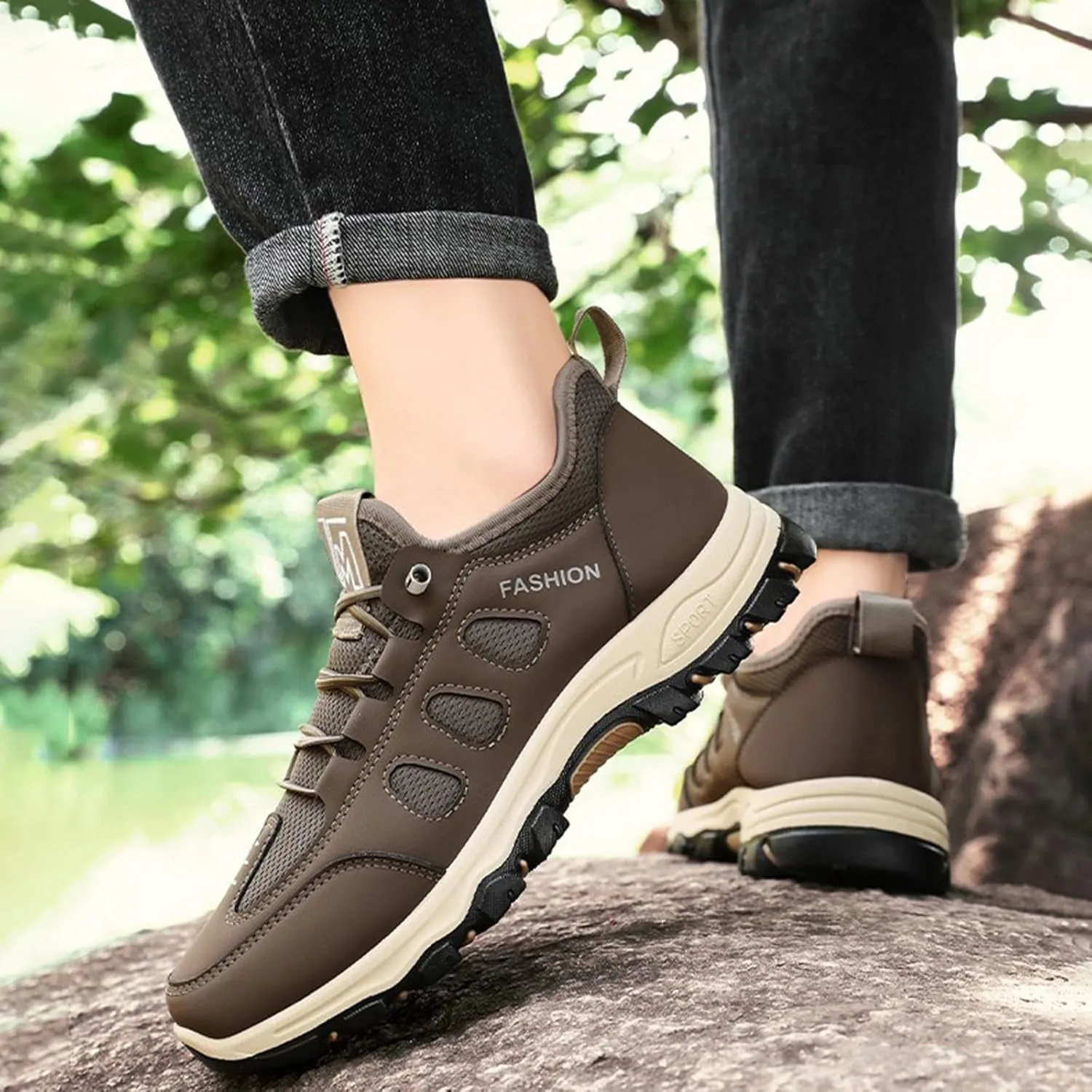 Mens Walking Shoes Men's Shoes Tennis Shoe for Men Slip on Shoe for Men Comfortable Mesh Sneaker