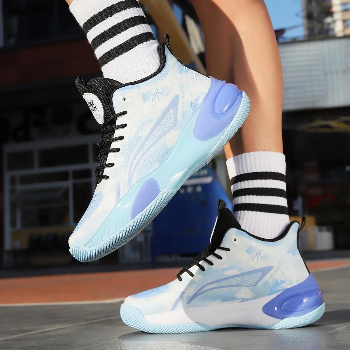 Mens Womens Basketball Shoes Fashion Sneakers Athletic Comfortable Lightweight Non Slip Outdoor Sport Shoe