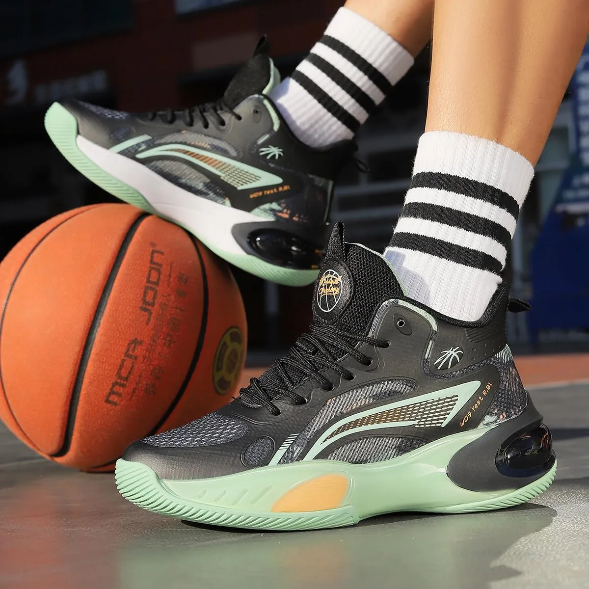 Mens Womens Basketball Shoes Fashion Sneakers Athletic Comfortable Lightweight Non Slip Outdoor Sport Shoe