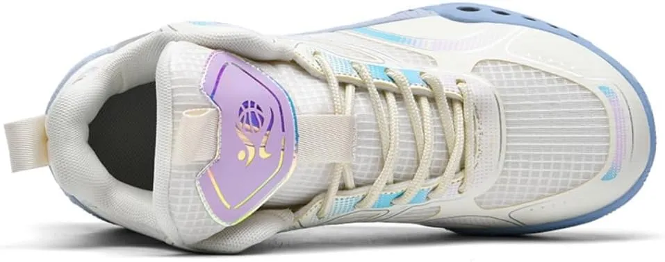 Men's Women's Basketball Shoes High Top Ultra-Light Fashion Anti Slip Breathable Sneakers