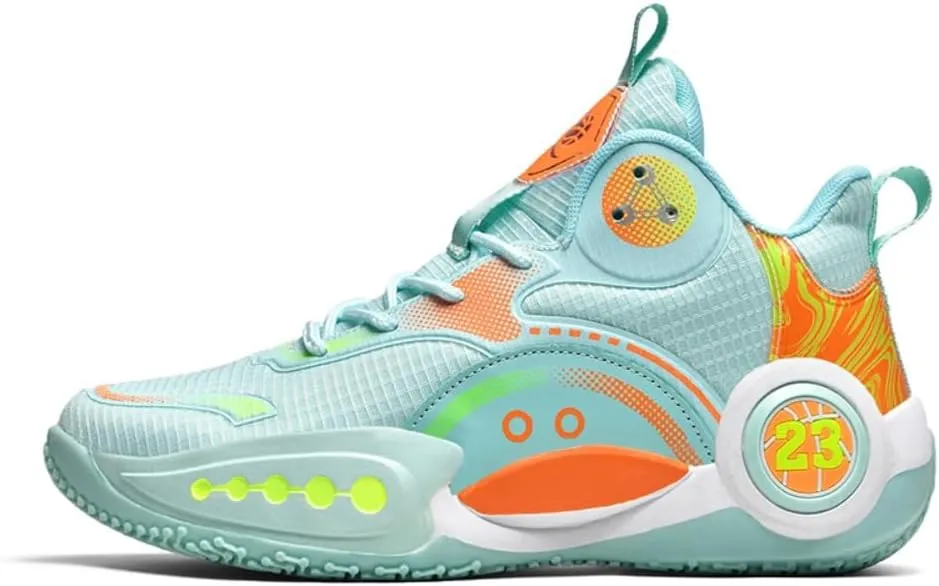 Men's Women's Basketball Shoes High Top Ultra-Light Fashion Anti Slip Breathable Sneakers