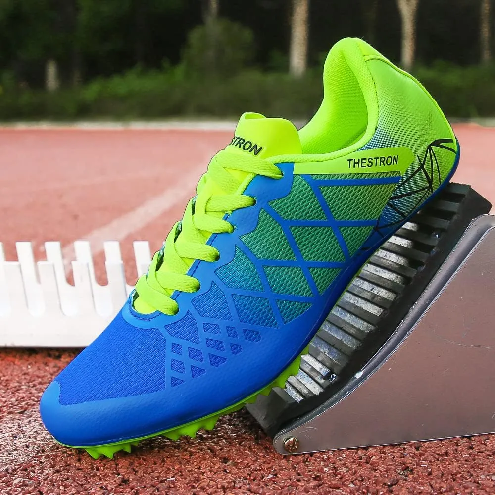 Mens Womens Boys Girls Spikes Athletics Racing Running Shoes Track and Field Sneaker 