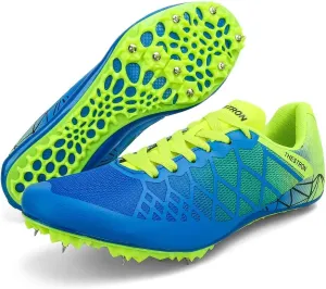 Mens Womens Boys Girls Spikes Athletics Racing Running Shoes Track and Field Sneaker 