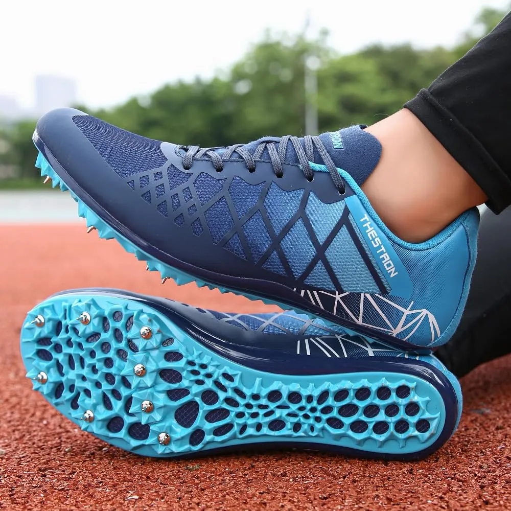 Mens Womens Boys Girls Spikes Athletics Racing Running Shoes Track and Field Sneaker 