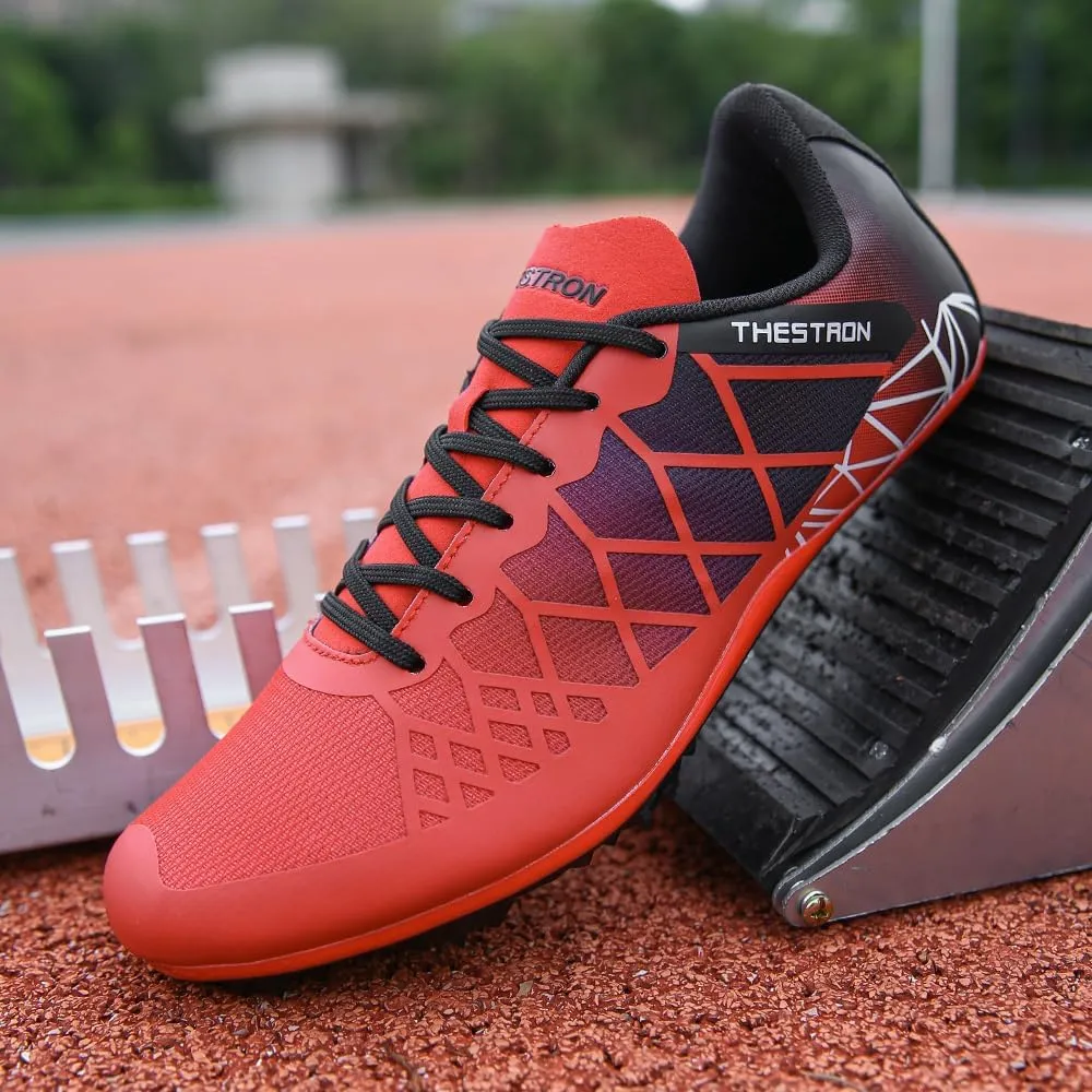 Mens Womens Boys Girls Spikes Athletics Racing Running Shoes Track and Field Sneaker 