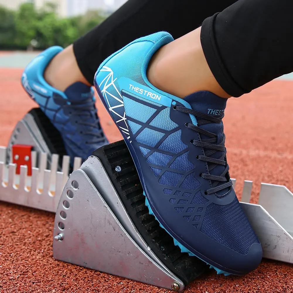 Mens Womens Boys Girls Spikes Athletics Racing Running Shoes Track and Field Sneaker 
