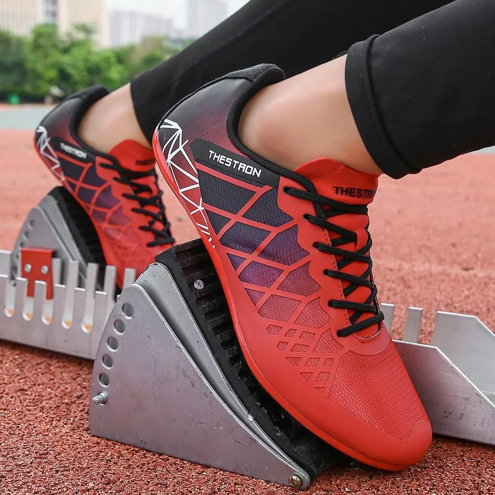 Mens Womens Boys Girls Spikes Athletics Racing Running Shoes Track and Field Sneaker 