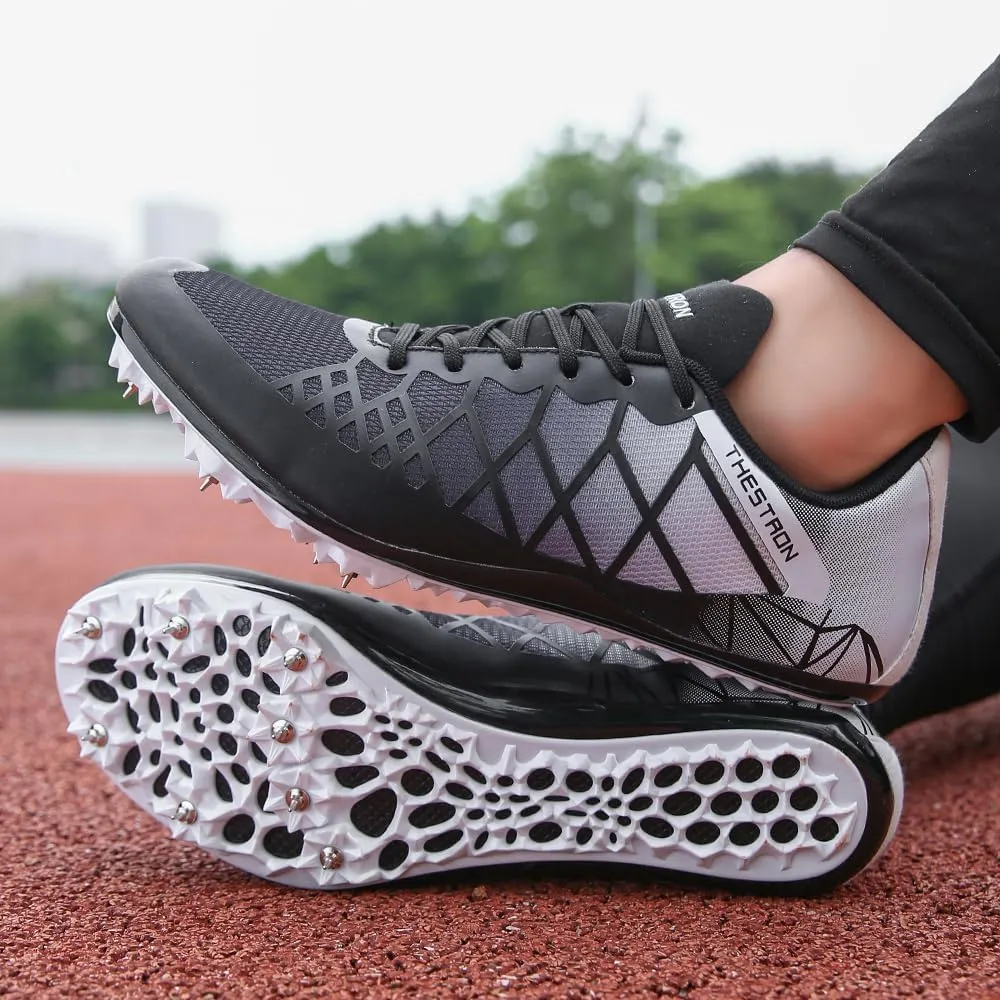 Mens Womens Boys Girls Spikes Athletics Racing Running Shoes Track and Field Sneaker 