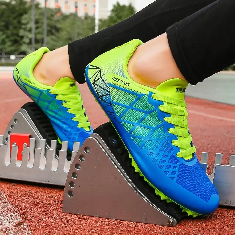 Mens Womens Boys Girls Spikes Athletics Racing Running Shoes Track and Field Sneaker 