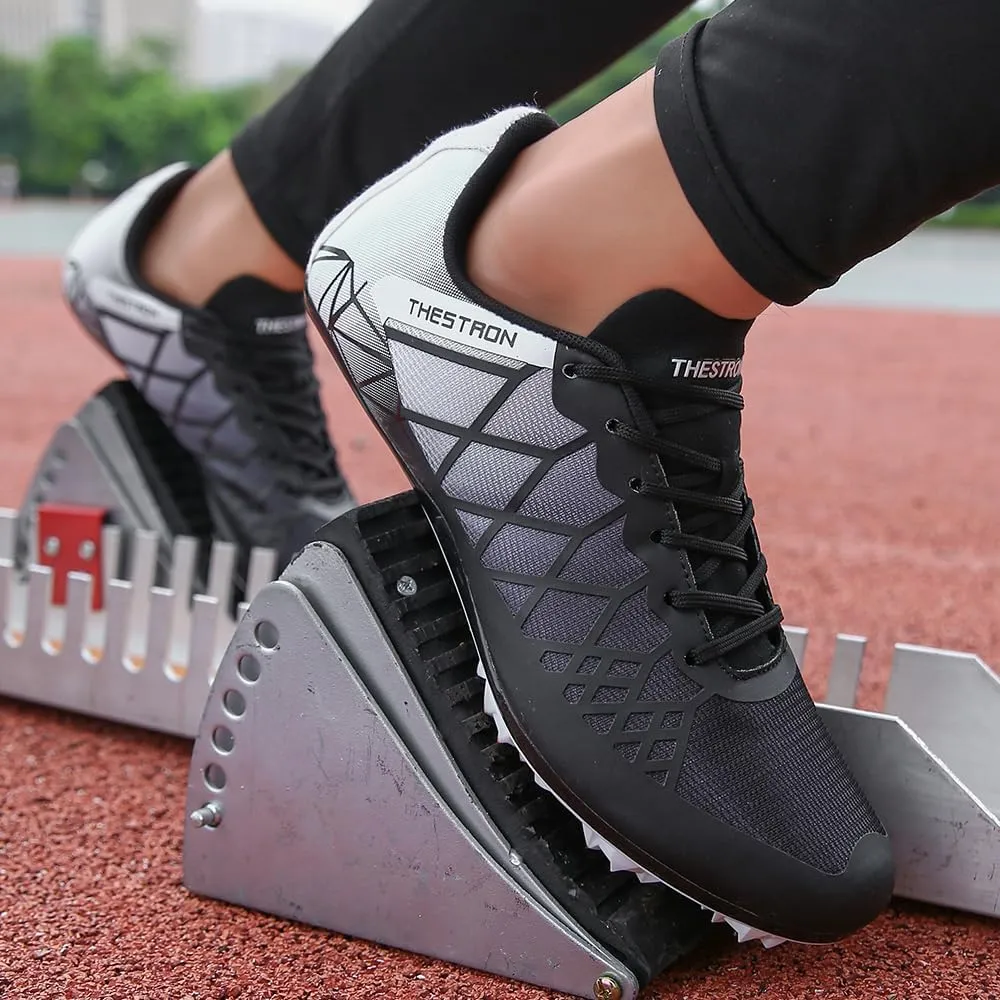 Mens Womens Boys Girls Spikes Athletics Racing Running Shoes Track and Field Sneaker 