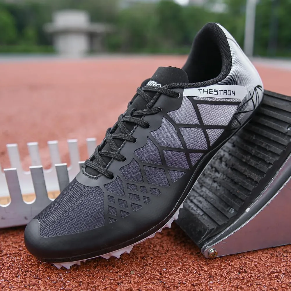 Mens Womens Boys Girls Spikes Athletics Racing Running Shoes Track and Field Sneaker 