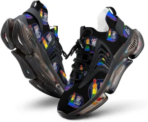Miss Gay Ohio Walking Shoes for Men Lightweight Tennis Fashion Elastic Sports Shoes Cushion Basketball Shoes