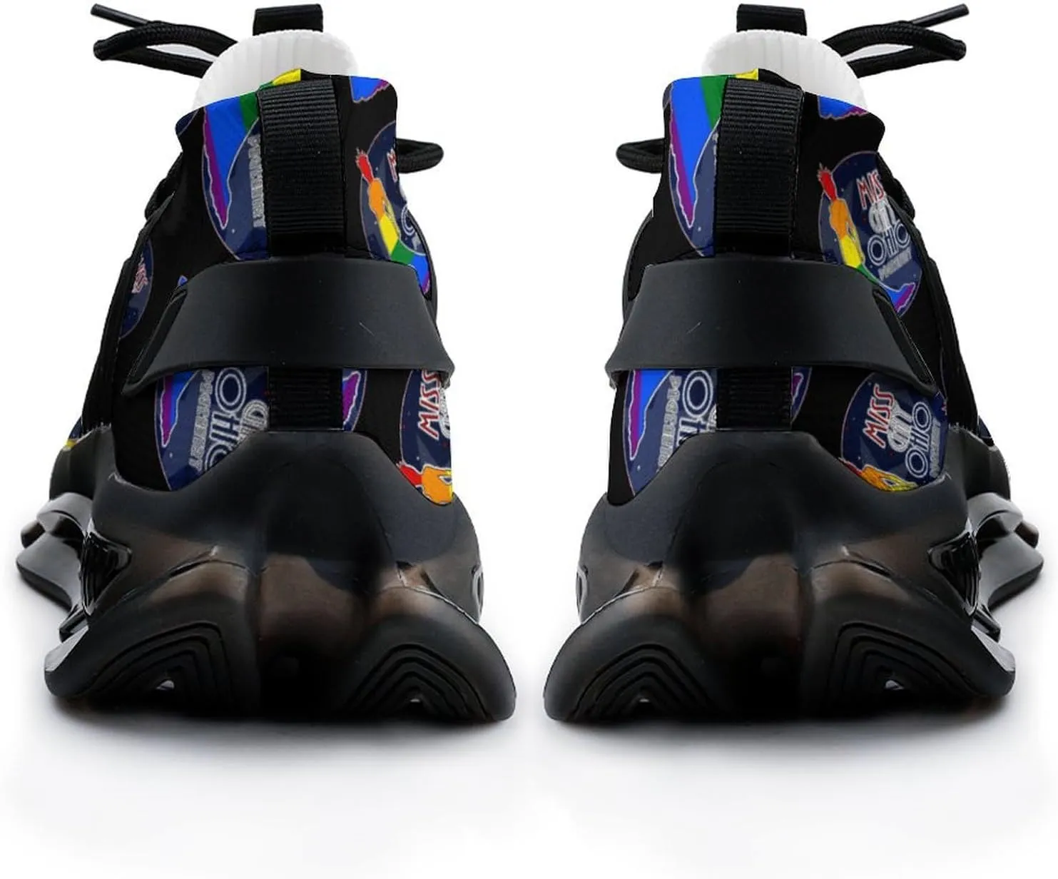Miss Gay Ohio Walking Shoes for Men Lightweight Tennis Fashion Elastic Sports Shoes Cushion Basketball Shoes