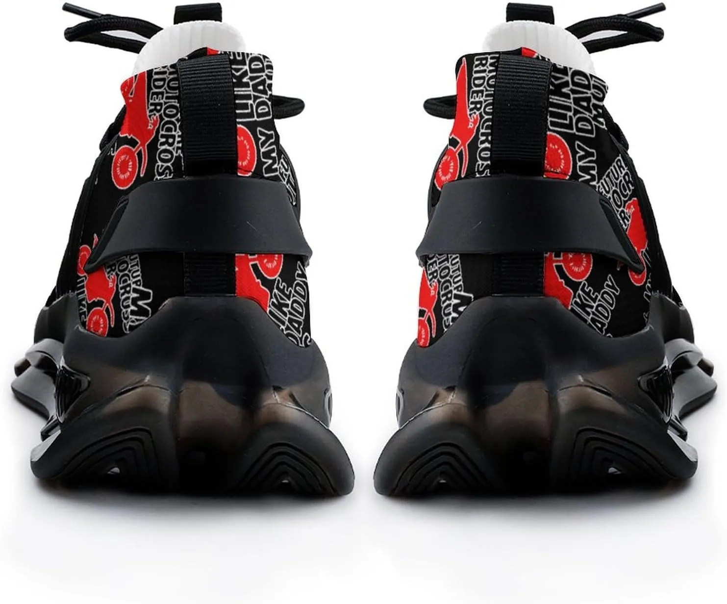 Motocross Rider Like Daddy Walking Shoes for Men Lightweight Tennis Fashion Elastic Sports Shoes Cushion Basketball Shoes