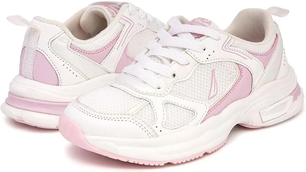 Nautica Kids Boys & Girls Athletic Sneakers - Chunky Cushion Heel Running & Hiking Shoes (Lace-Up/Bungee Slip-On) (Big Kid/Little Kid/Toddler)