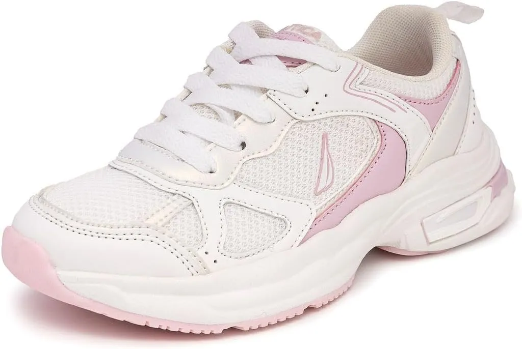 Nautica Kids Boys & Girls Athletic Sneakers - Chunky Cushion Heel Running & Hiking Shoes (Lace-Up/Bungee Slip-On) (Big Kid/Little Kid/Toddler)