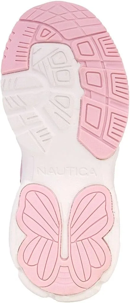 Nautica Kids Boys & Girls Athletic Sneakers - Chunky Cushion Heel Running & Hiking Shoes (Lace-Up/Bungee Slip-On) (Big Kid/Little Kid/Toddler)
