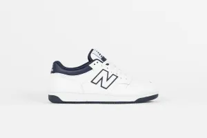 New Balance Unisex 480 Sneakers- White/Navy