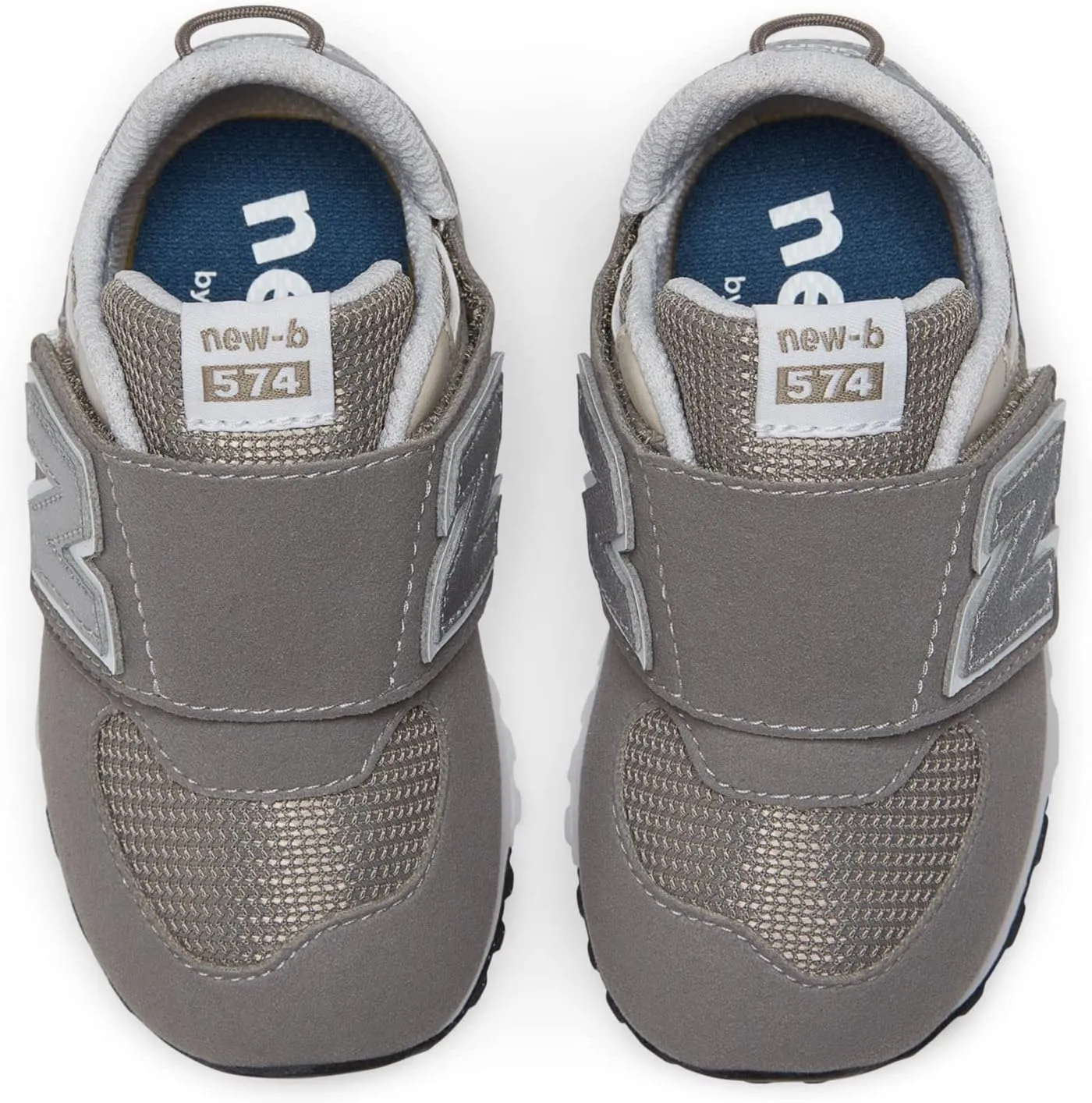 New Balance Unisex-Child 574 V1 70s Racing New-b Hook & Loop Sneaker