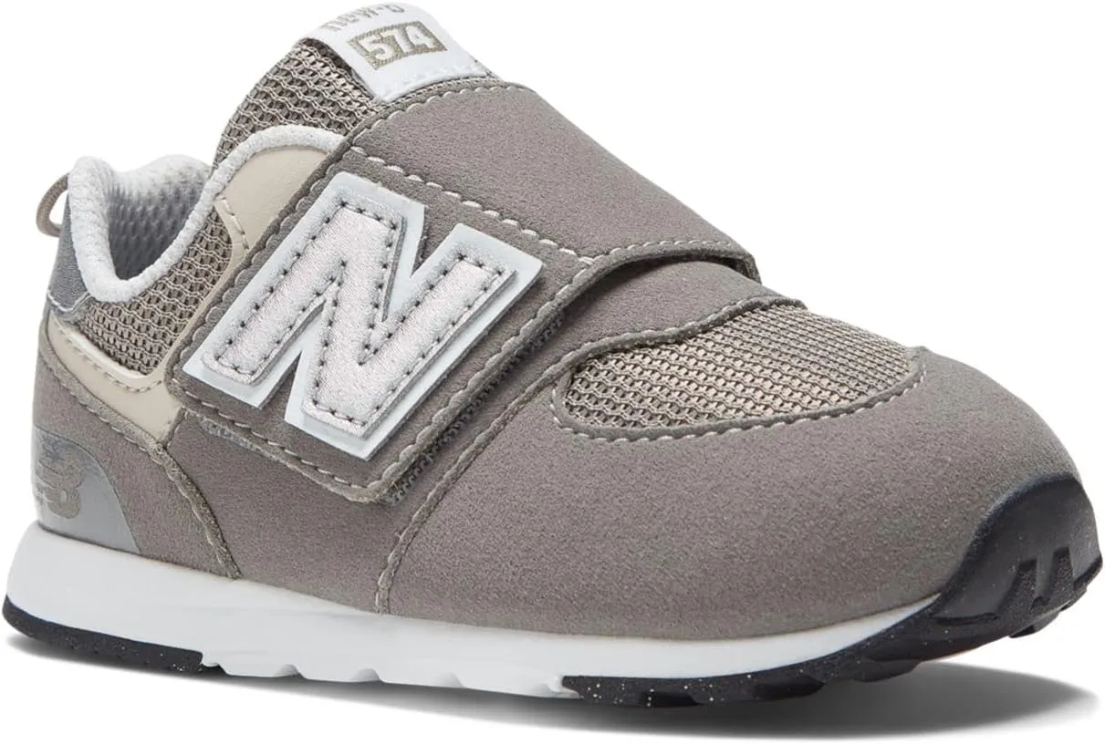 New Balance Unisex-Child 574 V1 70s Racing New-b Hook & Loop Sneaker